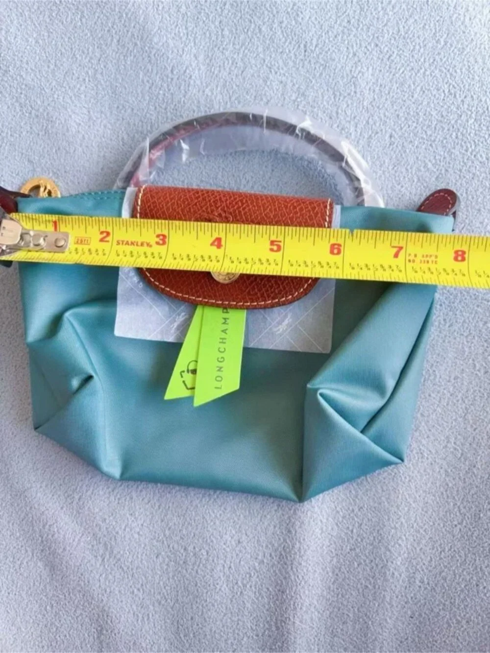 Longchamp  Hand‎ Clutch Pouch Morandi Tone Nylon Cosmetic Bag  with strap